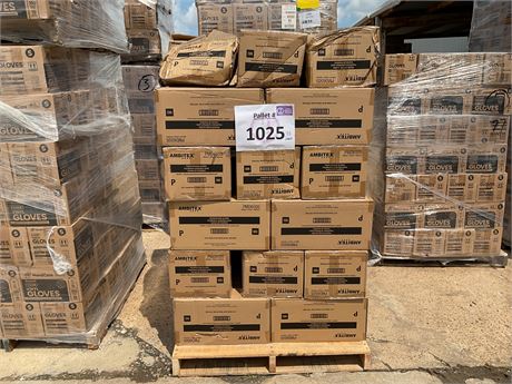 AMBITEX POLY GLOVES PALLET #1025