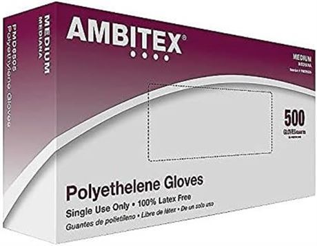 AMBITEX POLY GLOVES PALLET #1009
